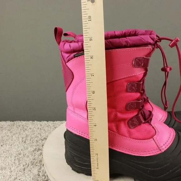 North Face Boots Kids 5 Pink Alpenglow Insulated Waterproof Winter Snow - Picture 12 of 12
